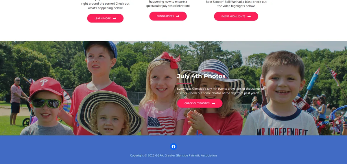 Greater Glenside Patriotic Association, Photos, before